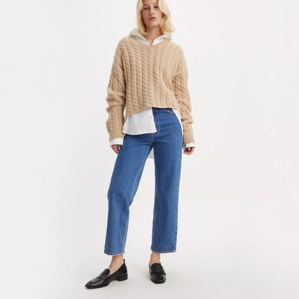 Levi's size 28 high-rise straight ankle